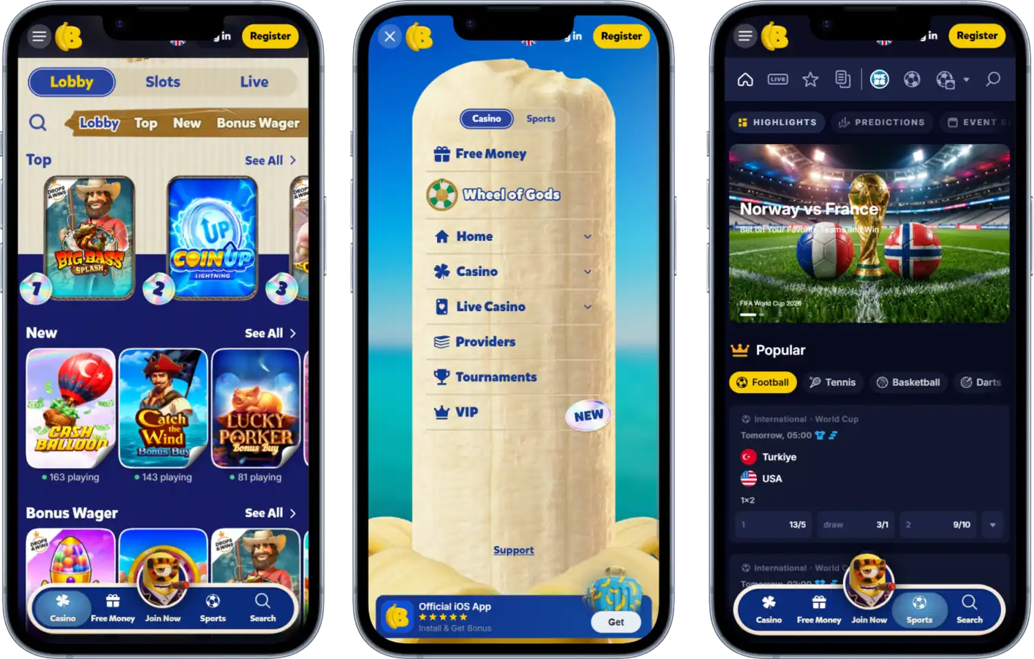 Bananzia Casino από κινητό — mobile εμπειρία